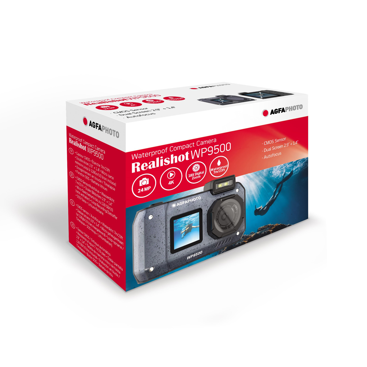 AgfaPhoto Realishot WP9500 black Digitalkamera