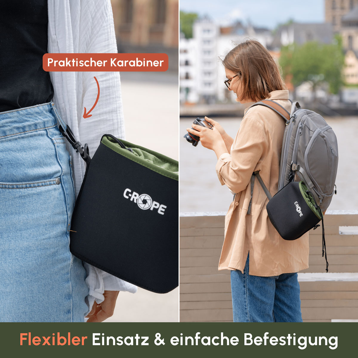 C-Robe Kamerabeutel S Grün