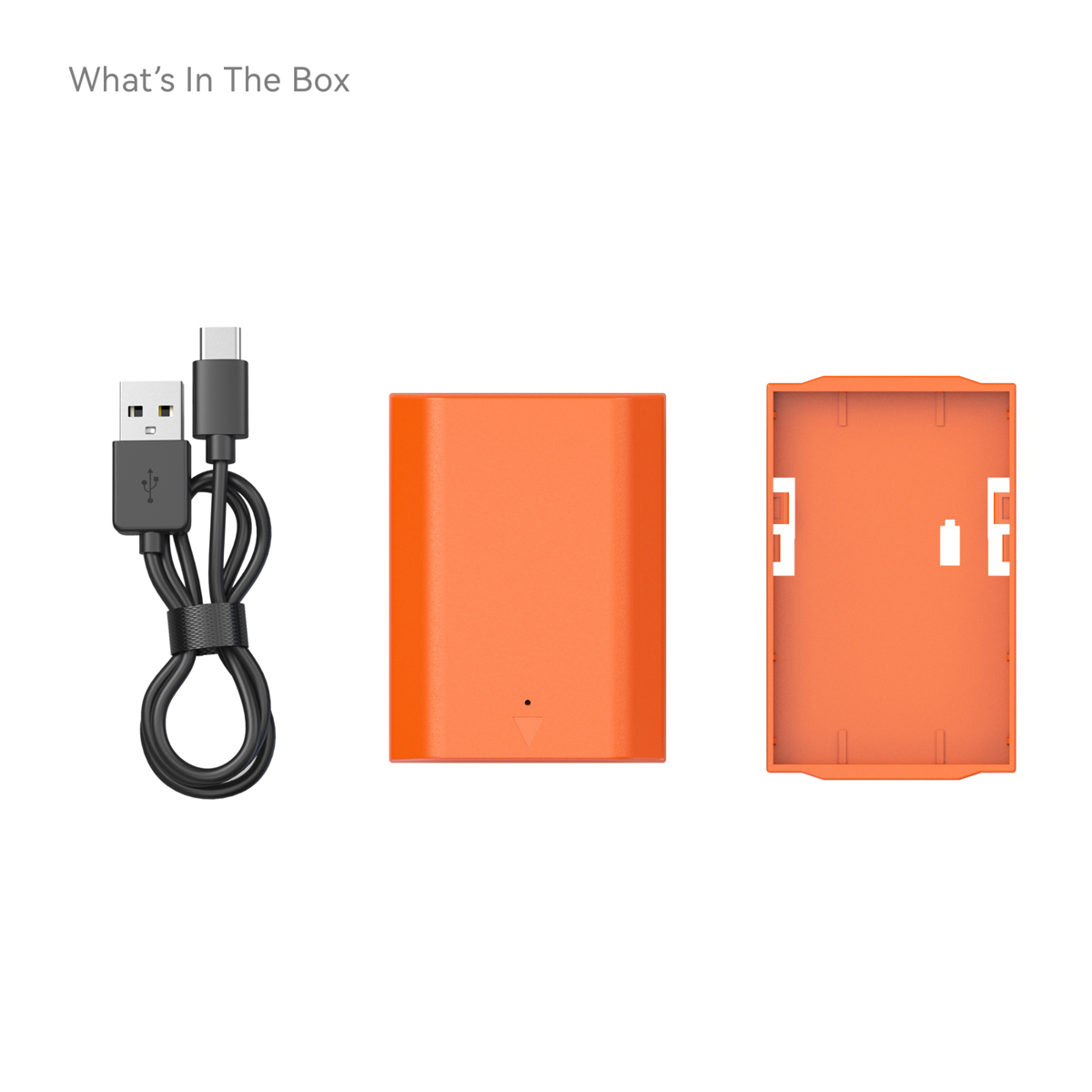 SmallRig 4969 NP-FZ100 USB-C Rechargeable Camera Battery (Orange)