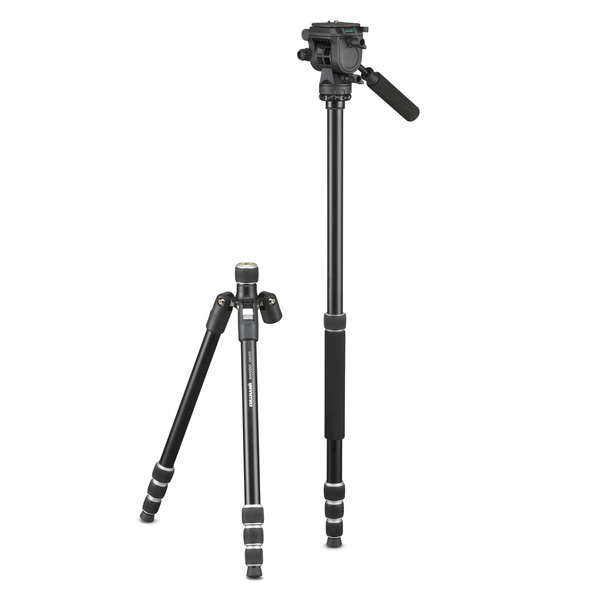 Cullmann NANDO 560M RW15 Dreibeinstativ mit 3-Wege-Videokopf