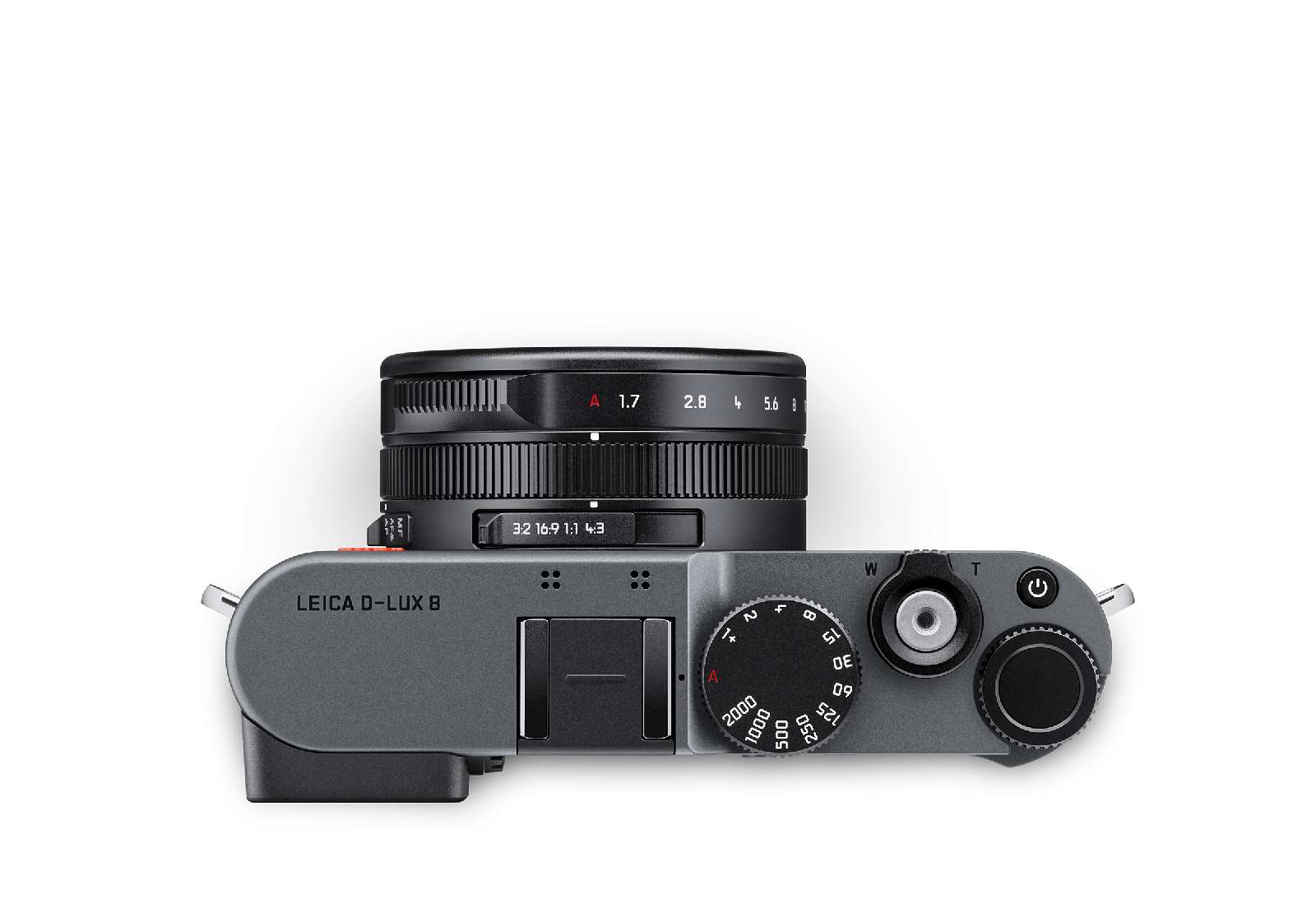 Leica D-Lux 8 metallgrau lackiert