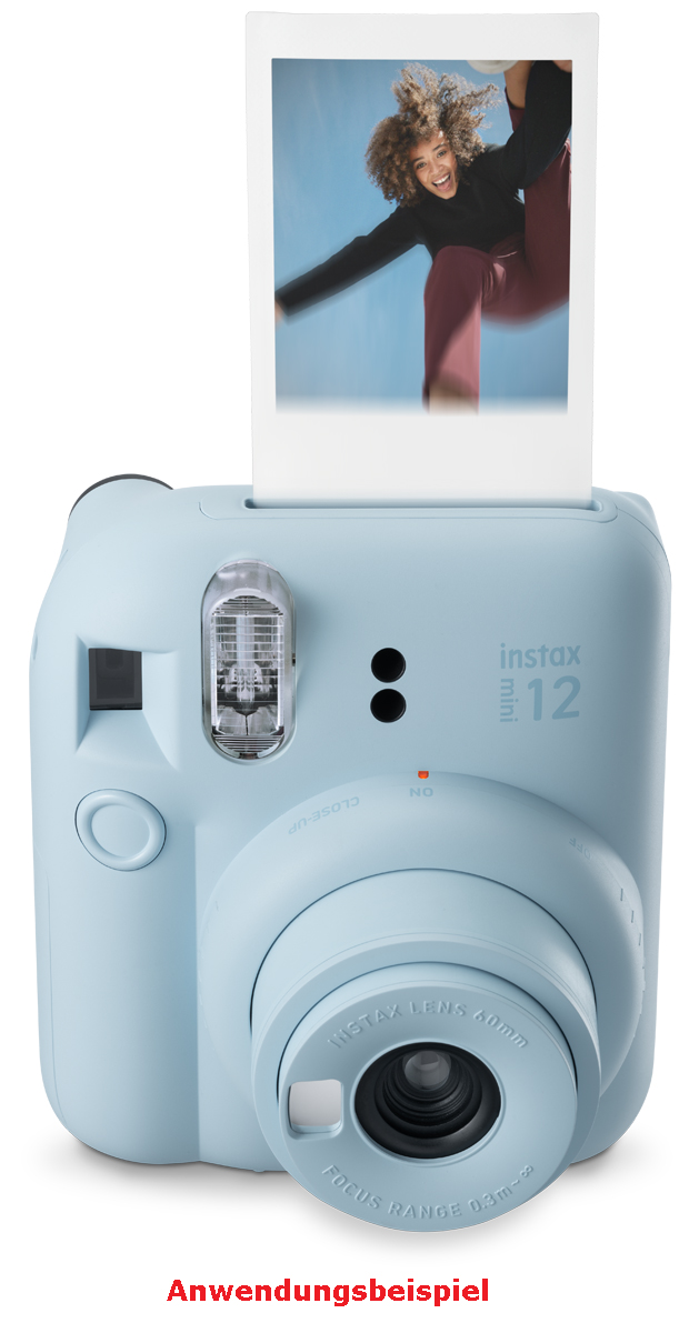 Fujifilm Instax mini 12 pastel-blue TH EX D EU, Sofortbildkamera