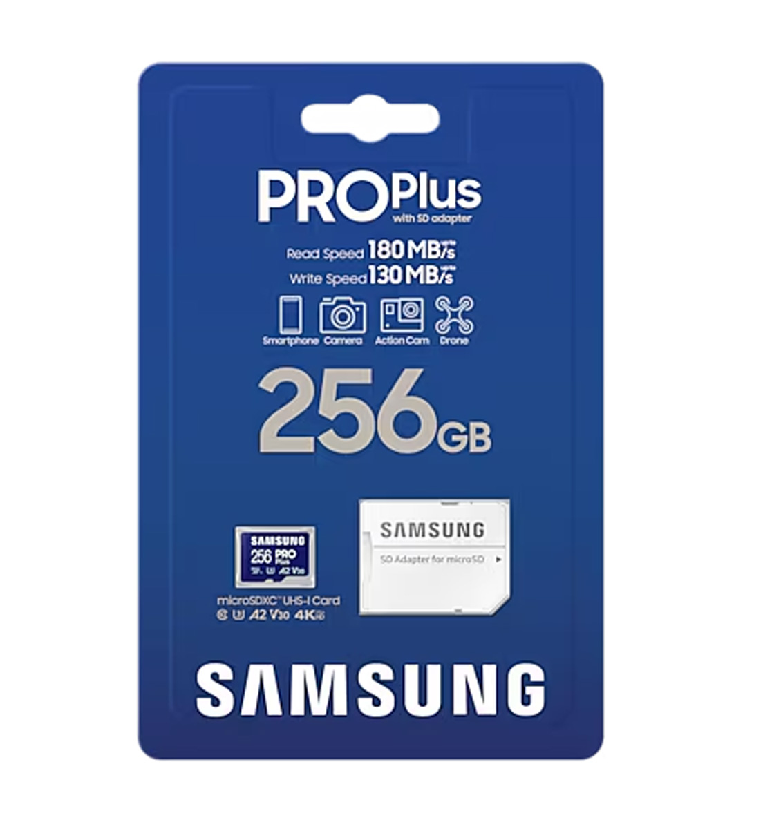 Samsung 256 GB microSD Card PRO Plus