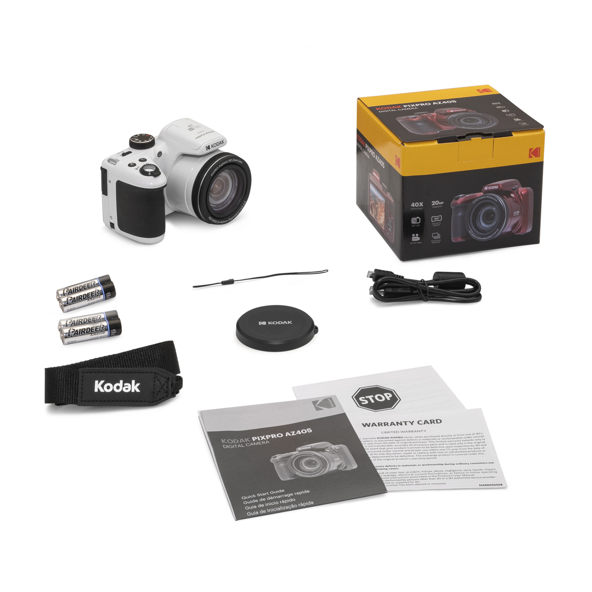 Kodak Pixpro AZ405 weiß, Digitalkamera