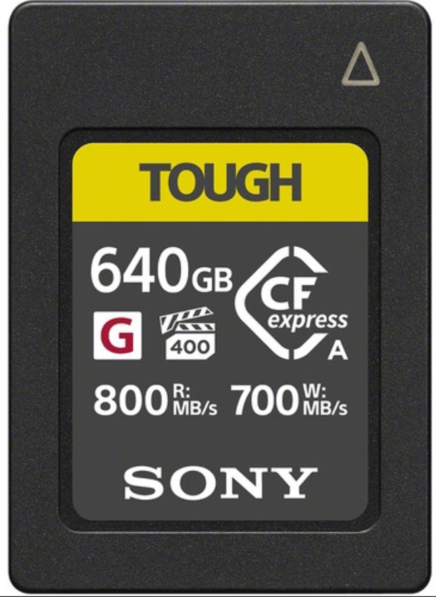 Sony CFexpress 640GB Typ A G-Serie (800/700 MB/s) Speicherkarte