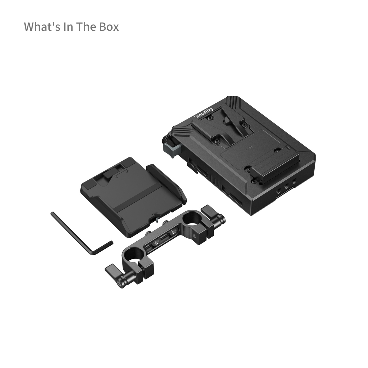 SmallRig 5226 V-Mount Akku Montageplatte Kit für 15 mm LWS Ruten
