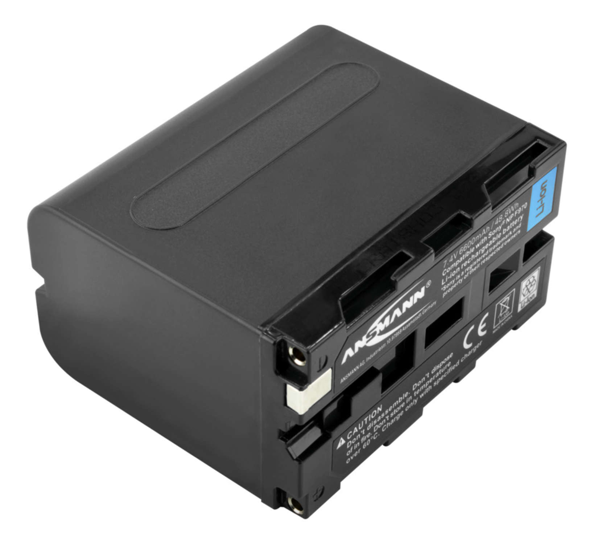 Ansmann NP F970 Lithium-Ionen Akku 6600 mAh