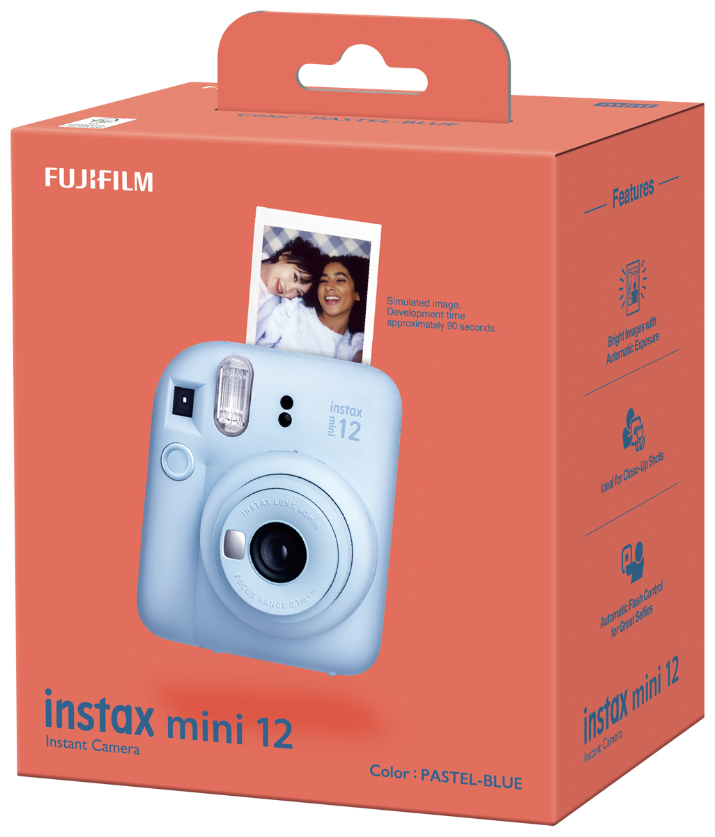Fujifilm Instax mini 12 pastel-blue TH EX D EU, Sofortbildkamera