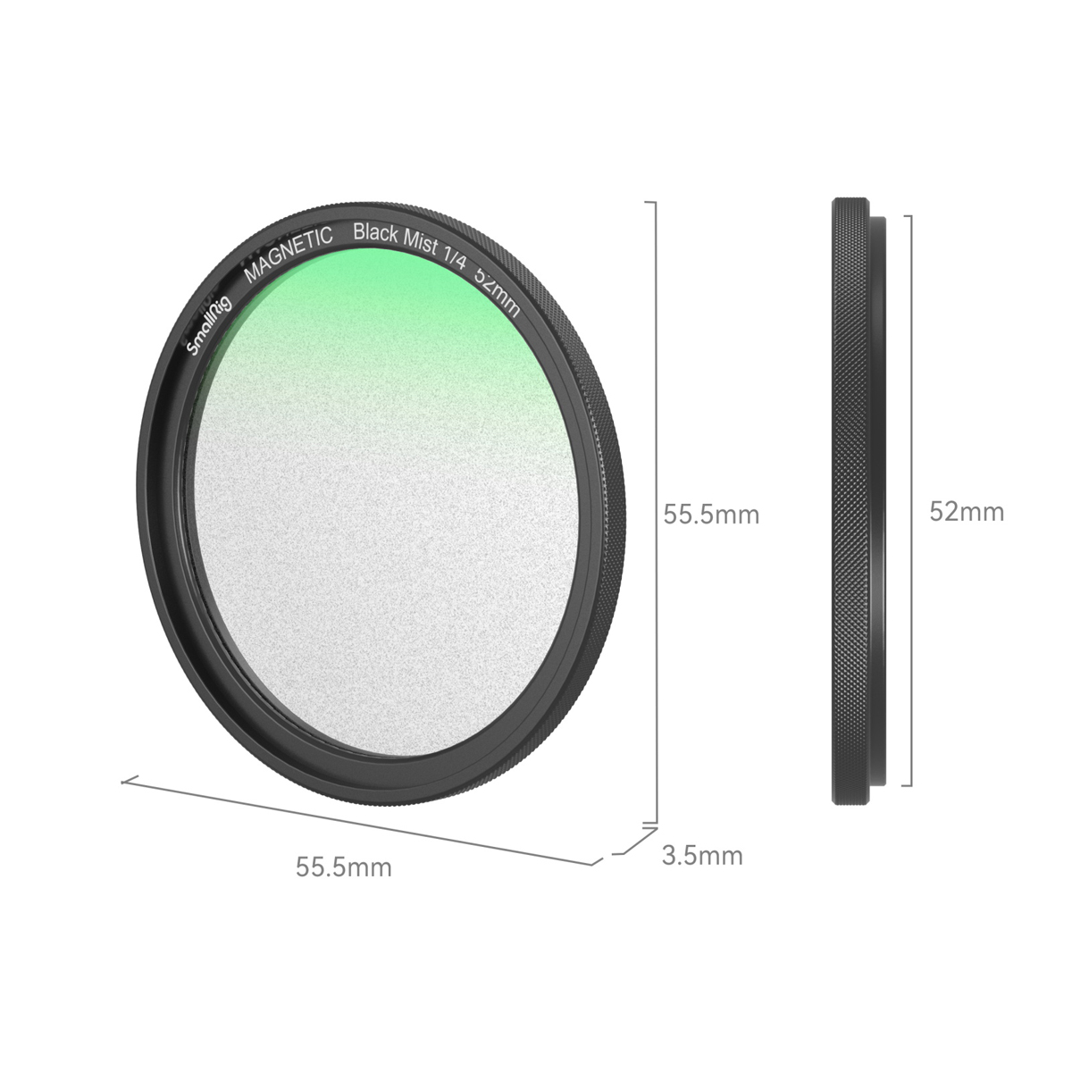 SmallRig 4217 MagEase Magnetic 1/4 Effect Black Mist Filter 52 mm