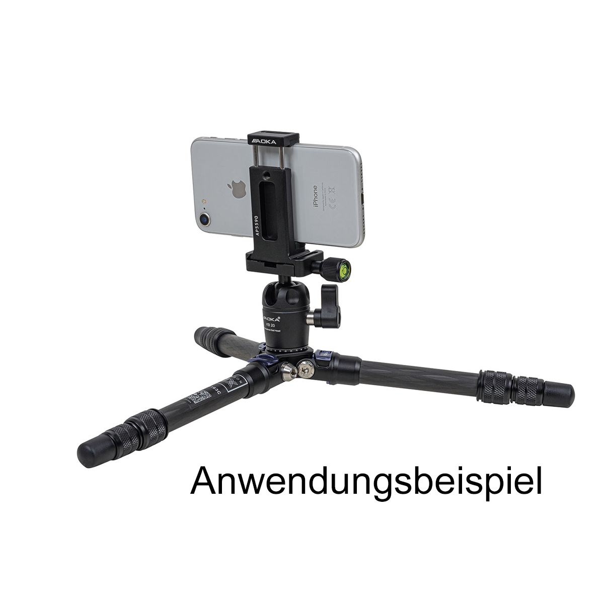 AOKA CMP163C Carbon Tischstativ+KB20 Kugelkopf