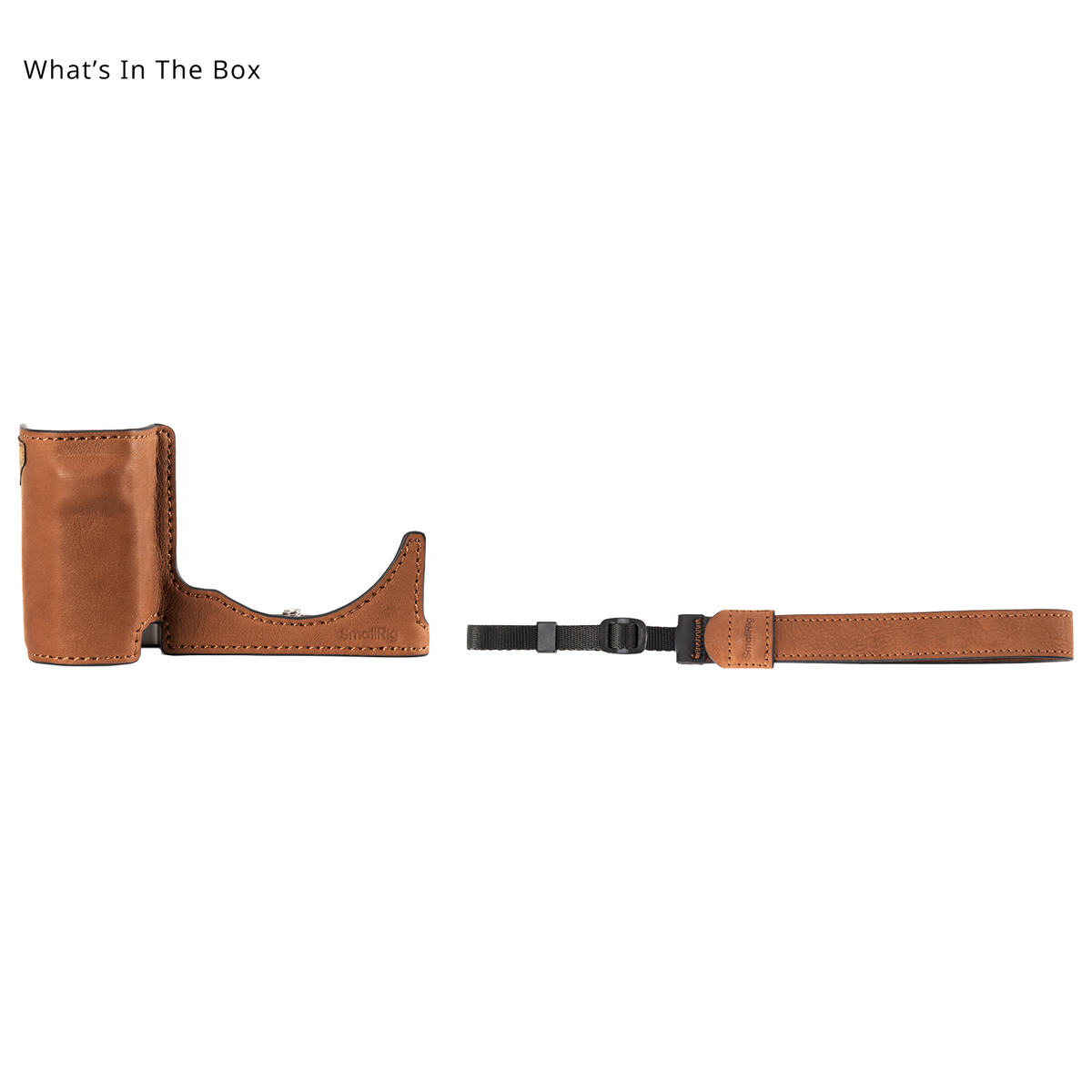 SmallRig 4889 Leather Case Kit (braun) für Sony ZV-E10 II