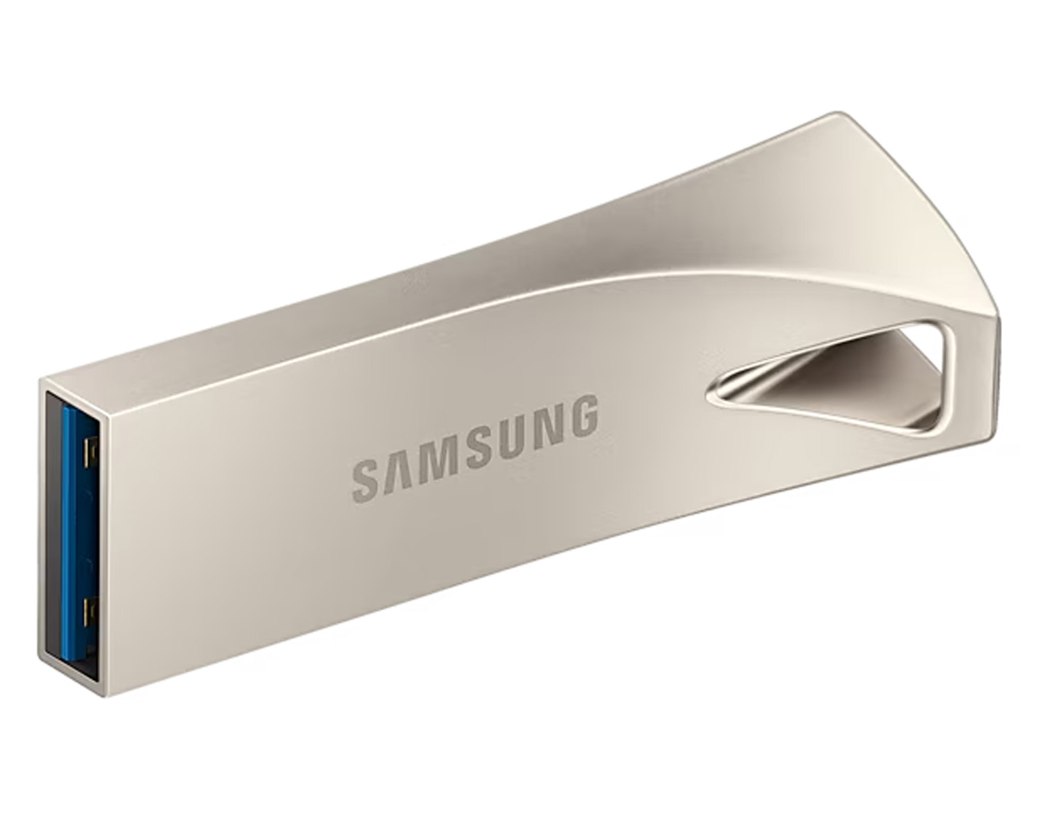 Samsung 256 GB USB 3.1 Flash Drive BAR Plus, Champagne Silver