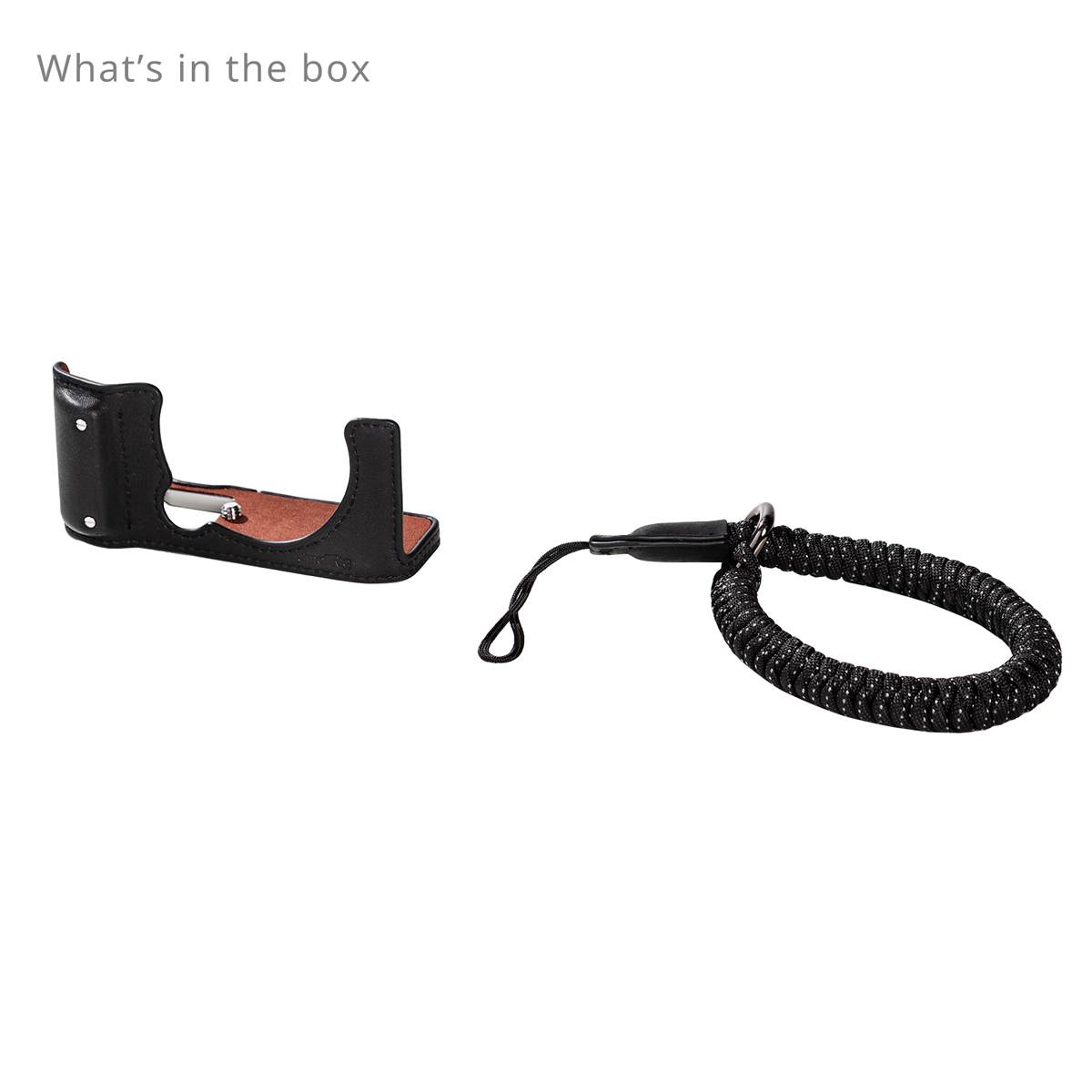 SmallRig 4879 Kamera-Leder-Halbschalen- Set für Fujifilm X-M5 schwarz