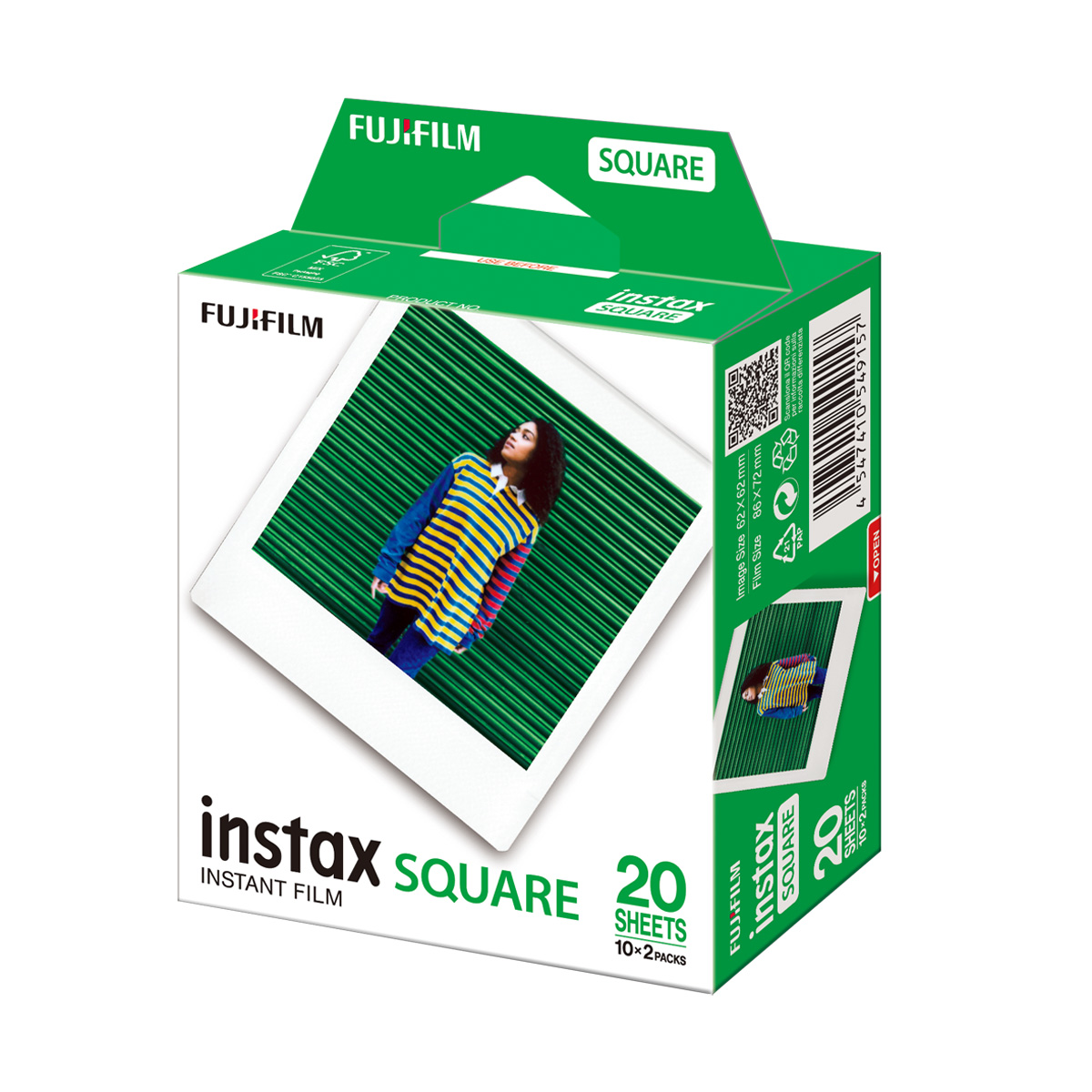 Fujifilm Instax SQUARE Film 2x10 Aufnah. Sofortbildfilm