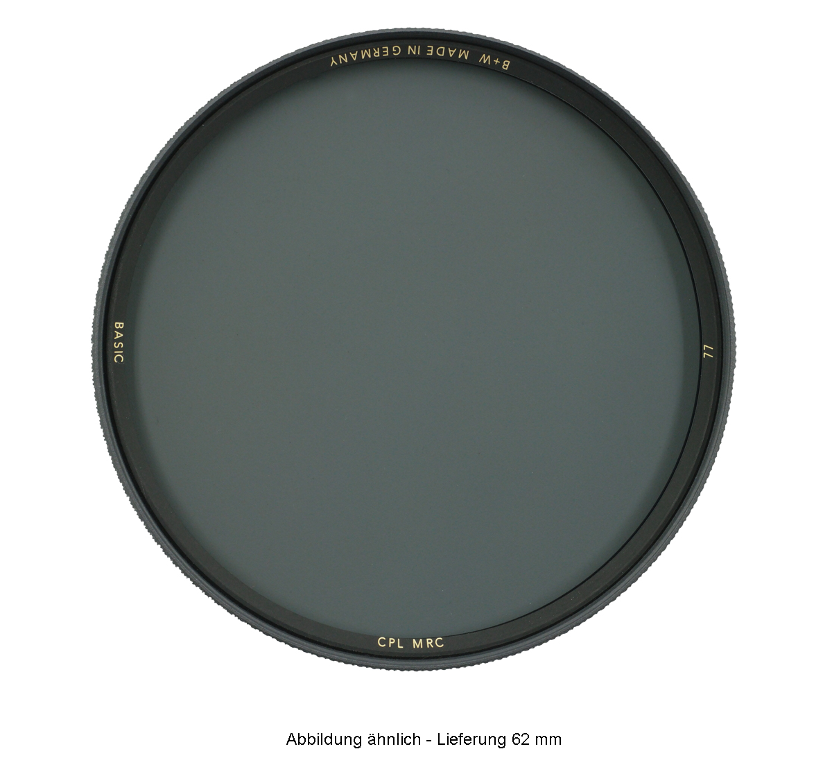 B+W BASIC Zirkular Polfilter MRC 62 mm
