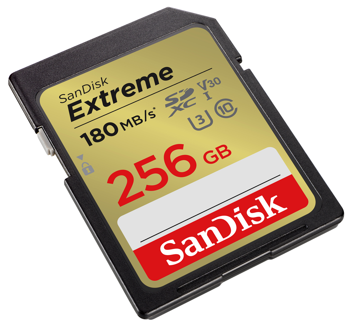 SanDisk 256 GB SDXC Extreme 180MB/s V30 UHS-I U3, Class 10 Speicherkarte