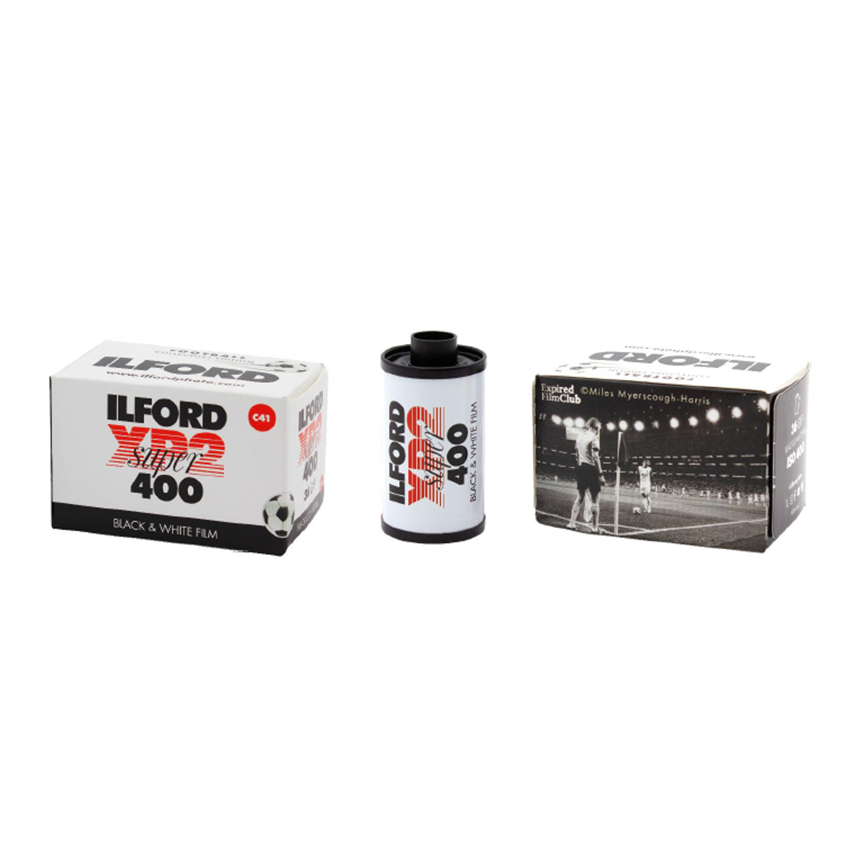 Ilford XP 2 super135/36 SW-Kleinbildfilm FOOTBALL Limited Edition