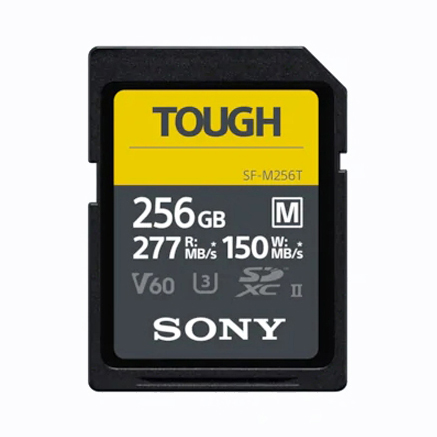 Sony SDXC-Karte 256 GB TOUGH Cl10 UHS-II U3 V60, 277/150 MB/s