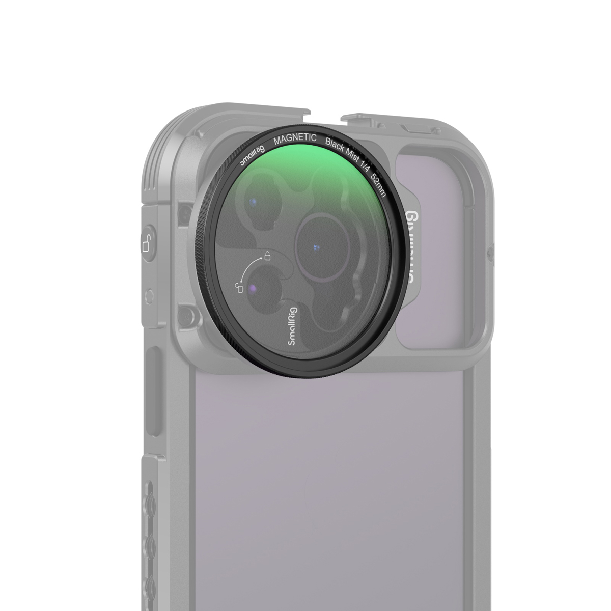 SmallRig 4217 MagEase Magnetic 1/4 Effect Black Mist Filter 52 mm