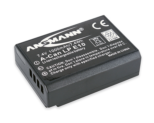 Ansmann Akku Li-ion Canon LP-E10