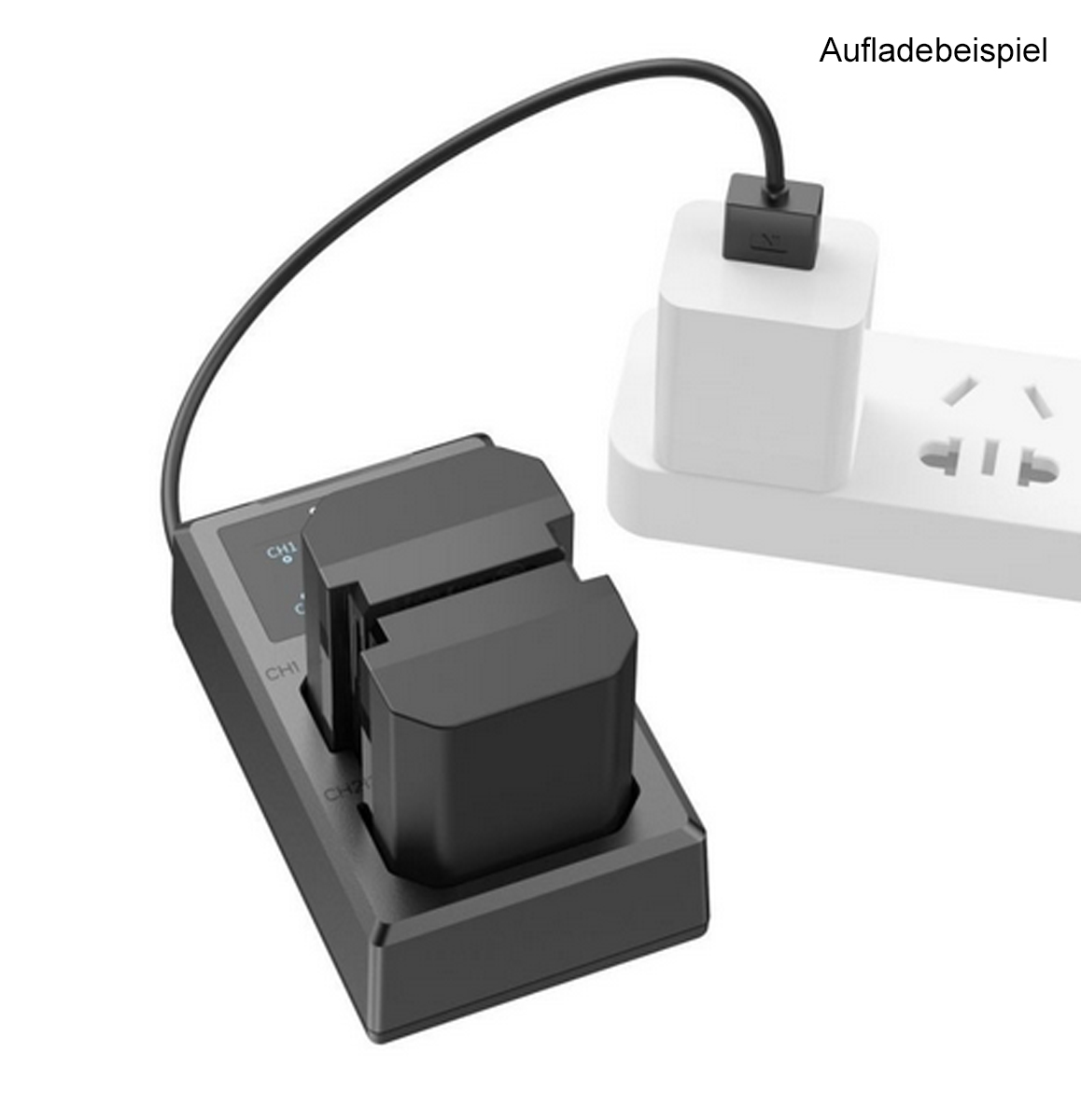 SmallRig 3824B NP-FZ100 Kamera-Akku und Ladegerät Kit