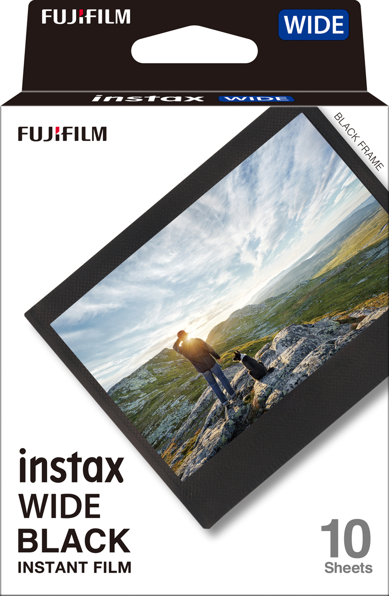 Instax Wide Black Film 10 Sheets