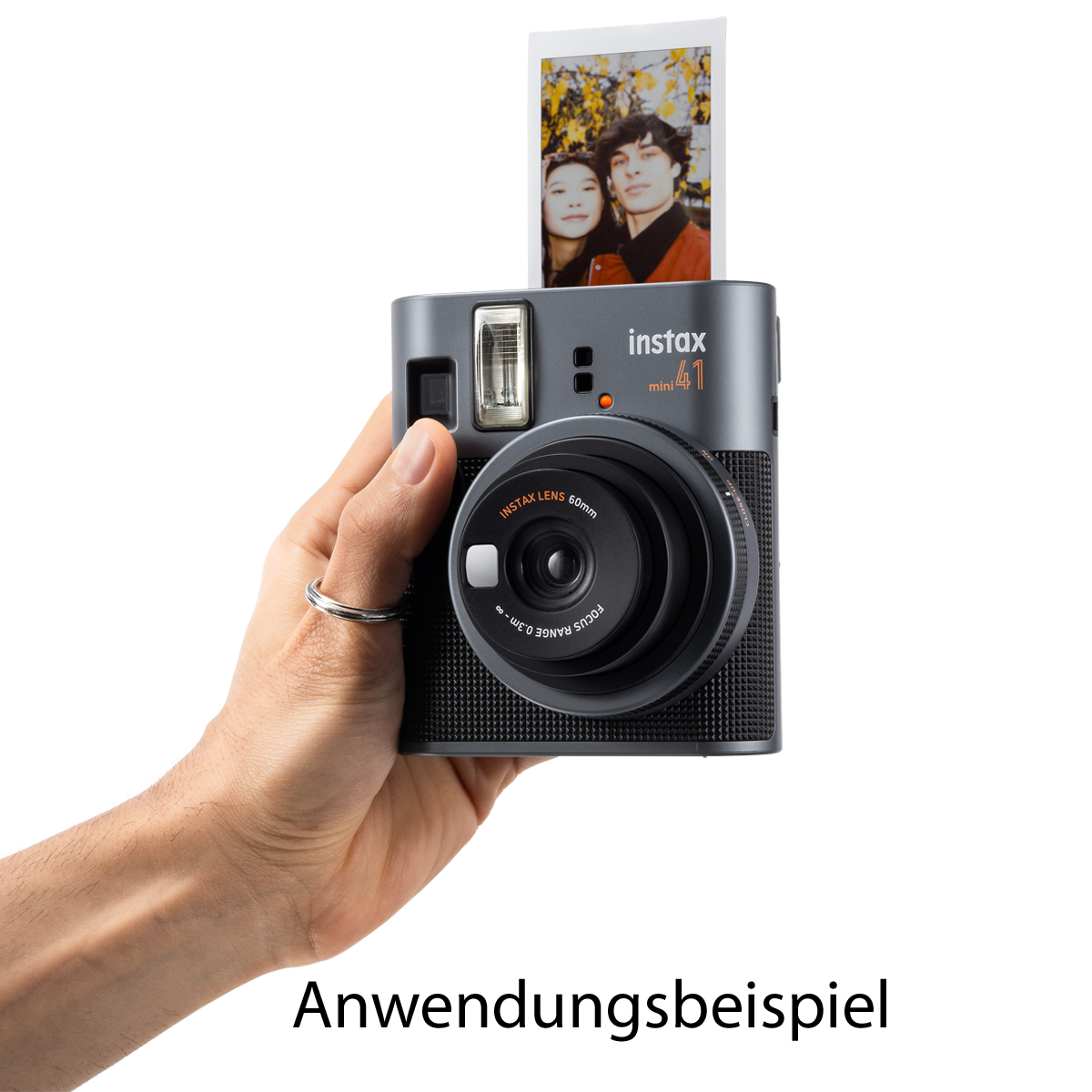 Fujifilm Instax Mini 41 PH EX D, schwarz Sofortbildkamera