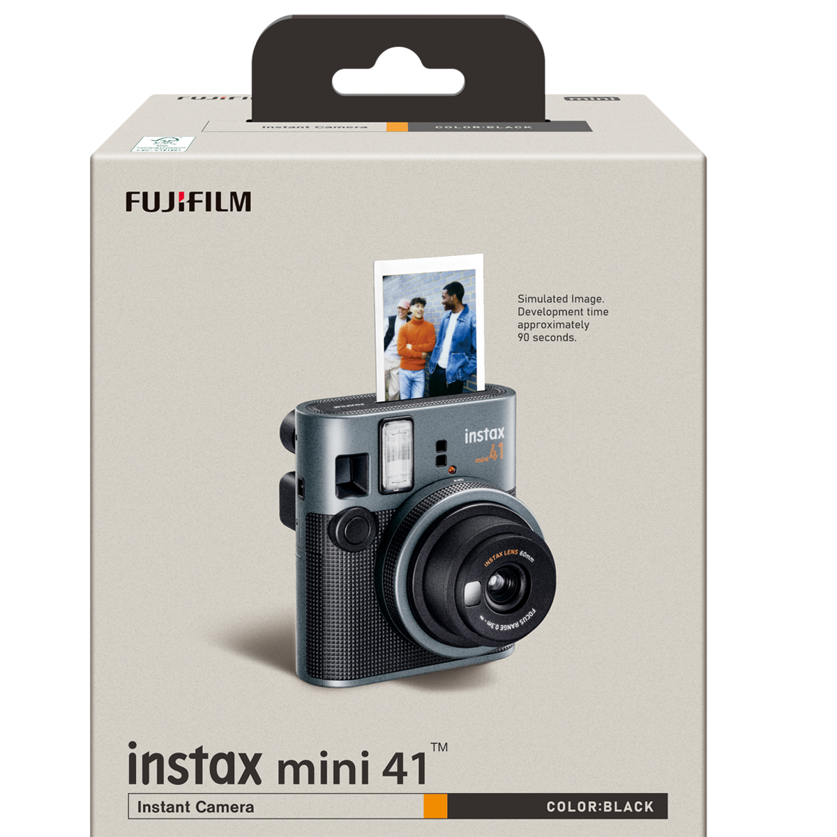 Fujifilm Instax Mini 41 PH EX D, schwarz Sofortbildkamera