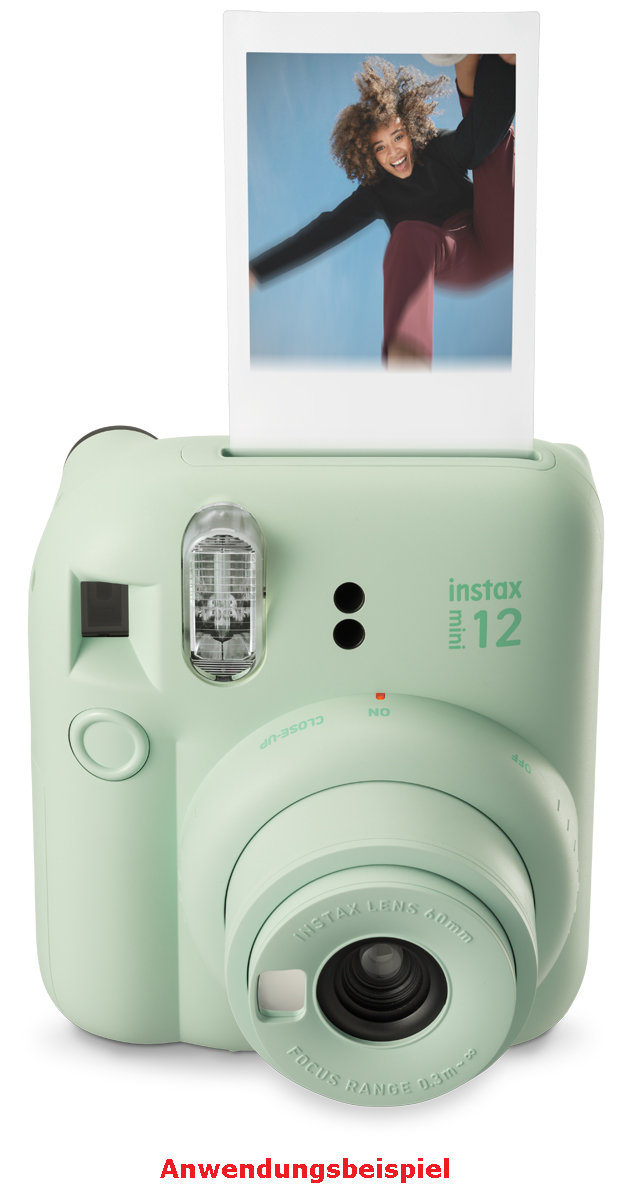 Fujifilm Instax mini 12 mint-green TH EX D EU, Sofortbildkamera