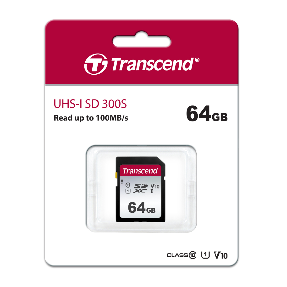 Transcend 64GB SDXC-Karte 300S UHS-I U1 V10 100/20MB/s