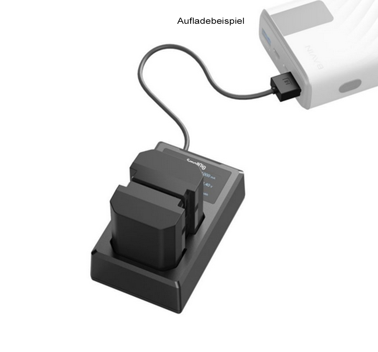 SmallRig 3824B NP-FZ100 Kamera-Akku und Ladegerät Kit