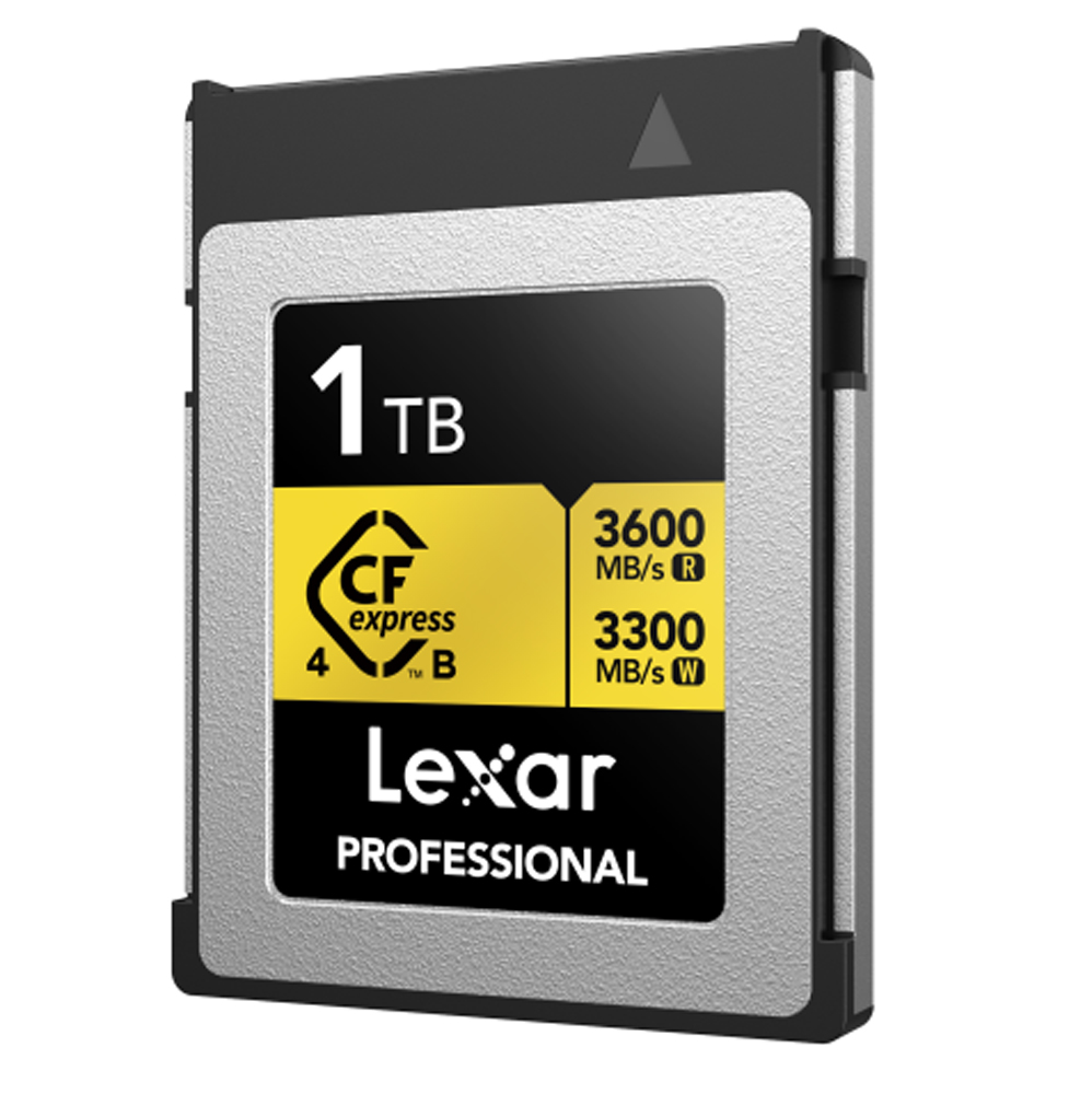 Lexar CFexpress 1 TB PRO Type B GOLD 4.0 Serie R3600/W3300 MB/s