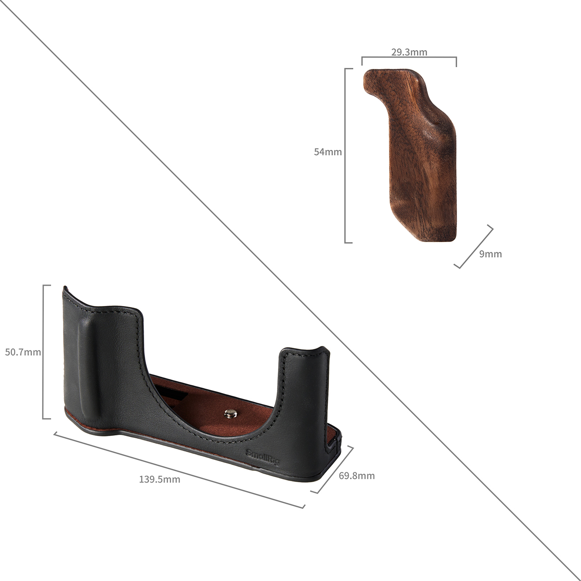 SmallRig 5267 Leather Case Kit black for Fujifilm GFX100RF