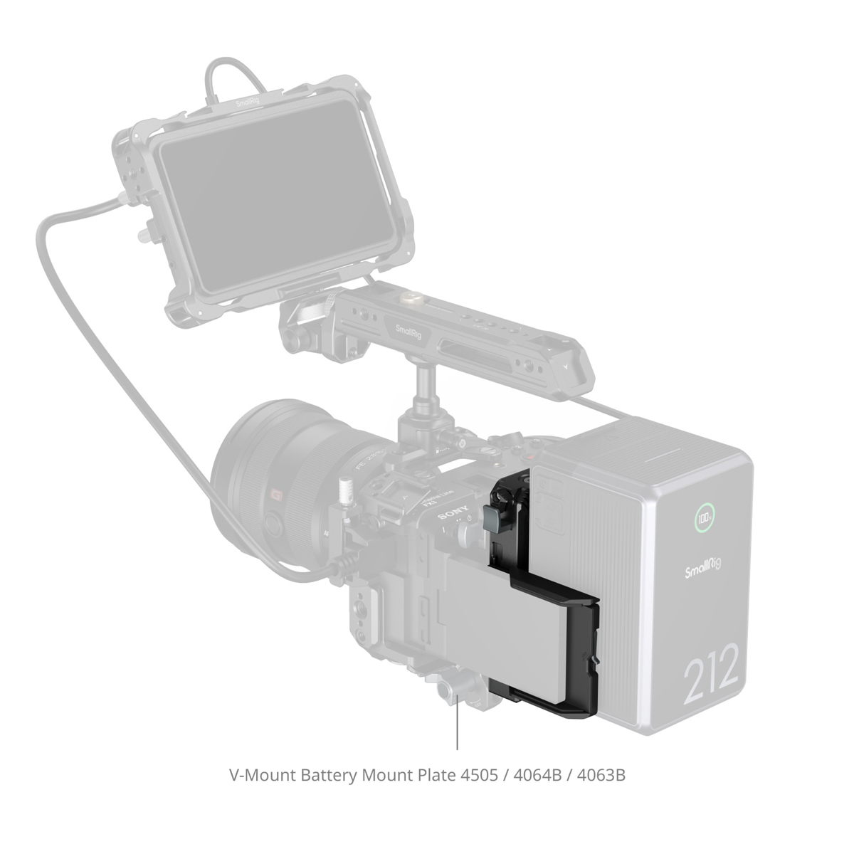 SmallRig 5228 V-Mount Akku Montageplatte