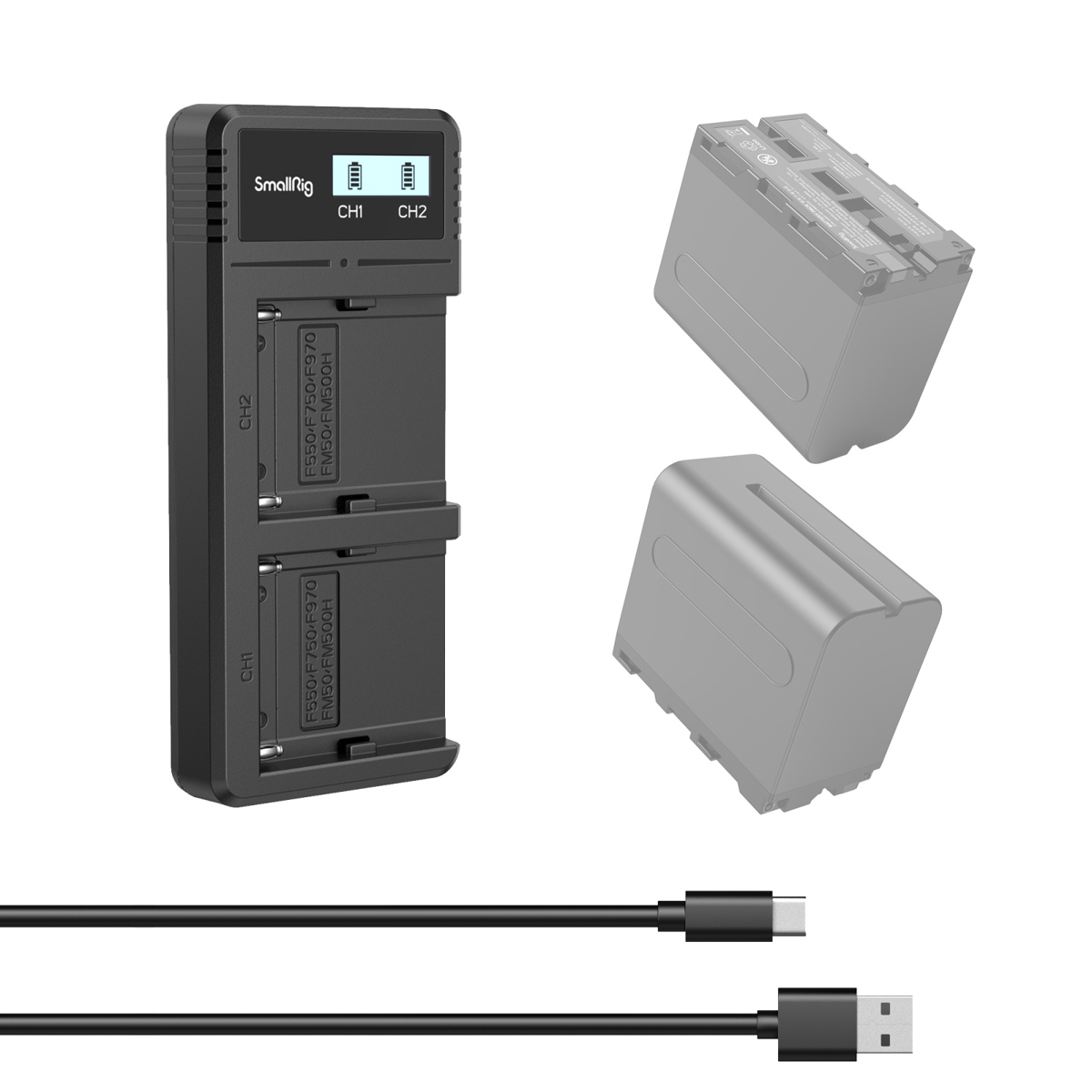 SmallRig 4086 NP-F970 Akku Ladegerät