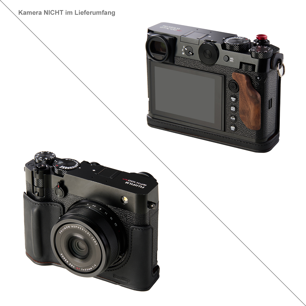 SmallRig 5267 Leather Case Kit black for Fujifilm GFX100RF