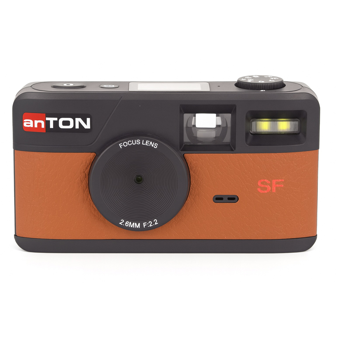 anTON K1 Screen Free braun, dig.Kamera ohne Display, inkl. 4GB Micro SD Karte