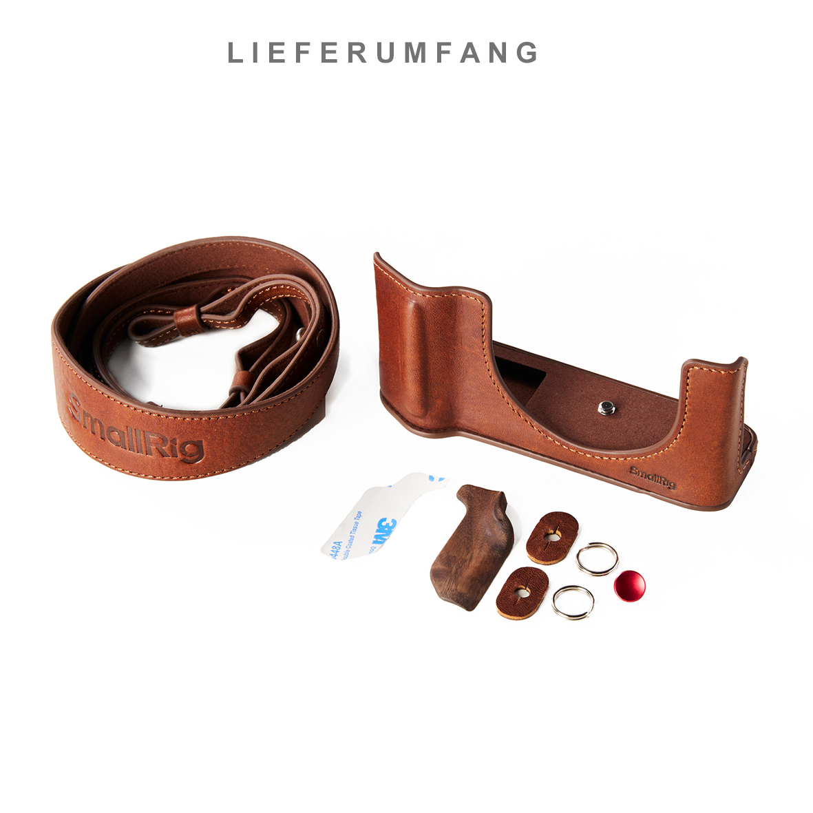 SmallRig 5268 Leather Case Kit brown for Fujifilm GFX100RF