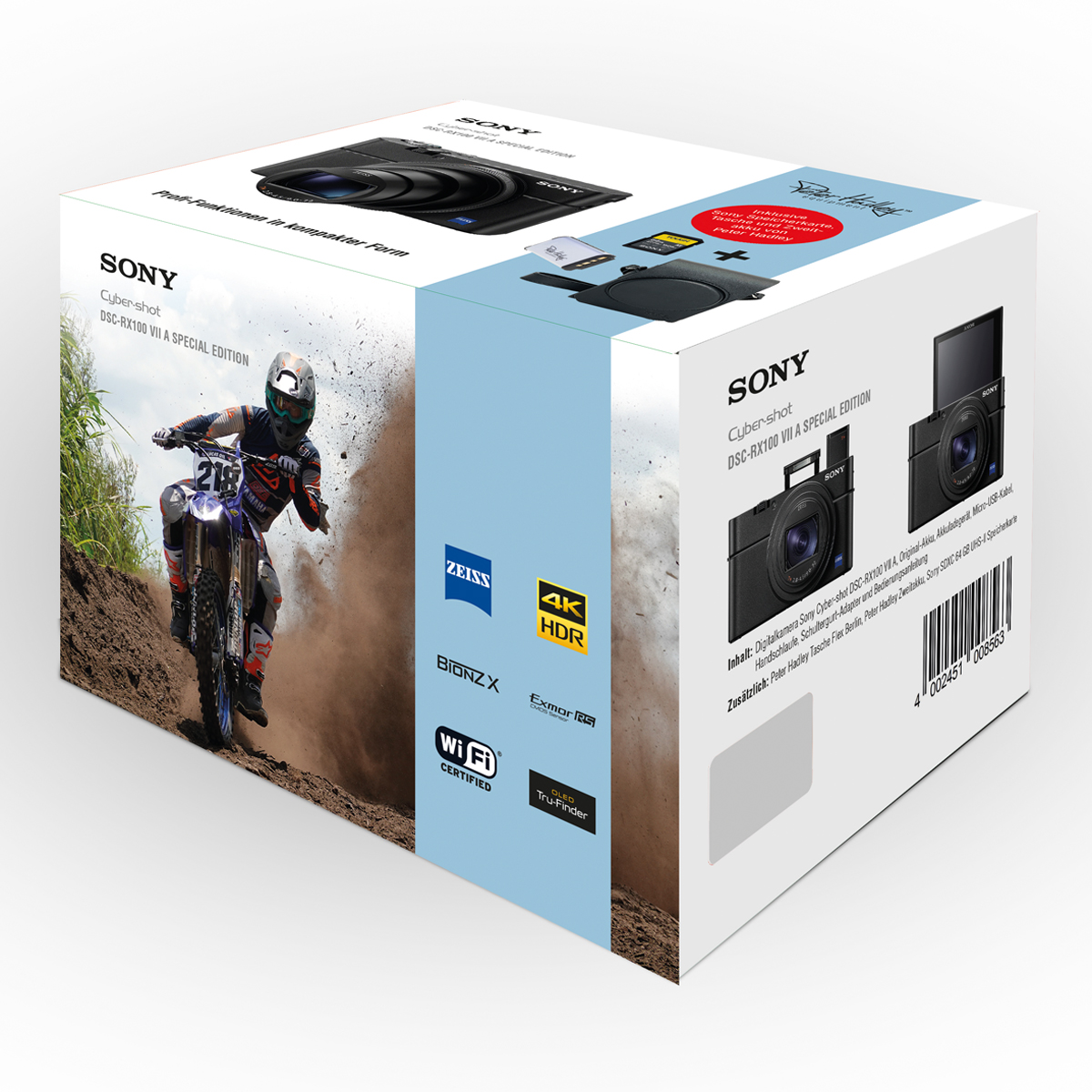Sony DSC-RX100 VII A Special Edition sw Kompaktkamera/ Tasche/ 64GB/ Akku