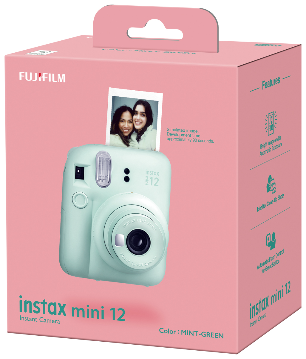 Fujifilm Instax mini 12 mint-green TH EX D EU, Sofortbildkamera