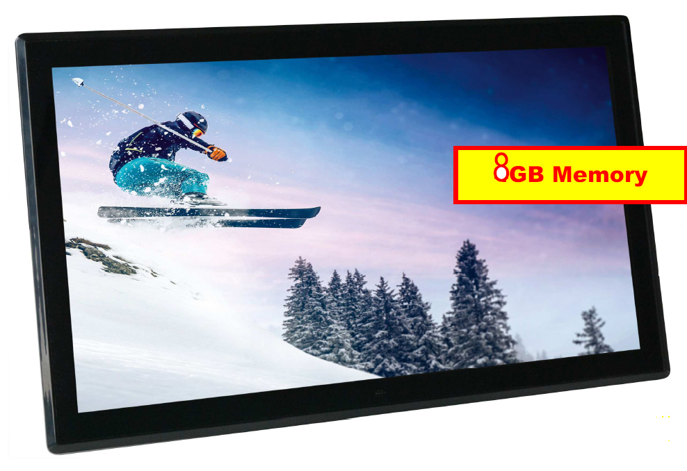 Braun 17,3" Digi Frame 1731, 8GB IPS HDMI VESA,  Digitaler Bilderrahmen