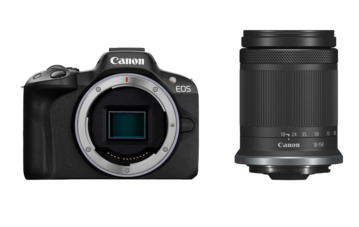 Canon EOS R50+RF-S 3,5-6,3/18-150 mm IS STM schwarz, Kamerakit