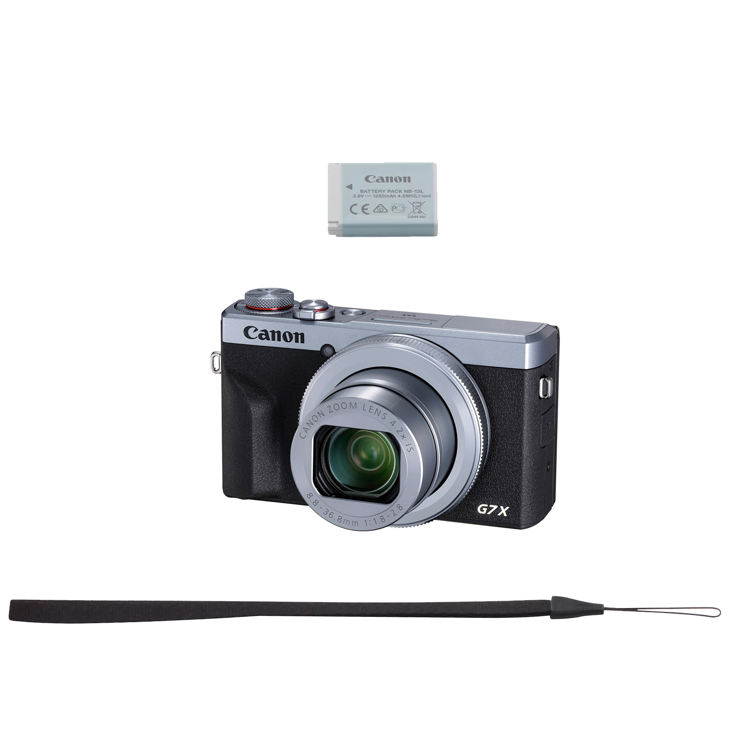 Canon PowerShot G7X Mark III silber Digitalkamera