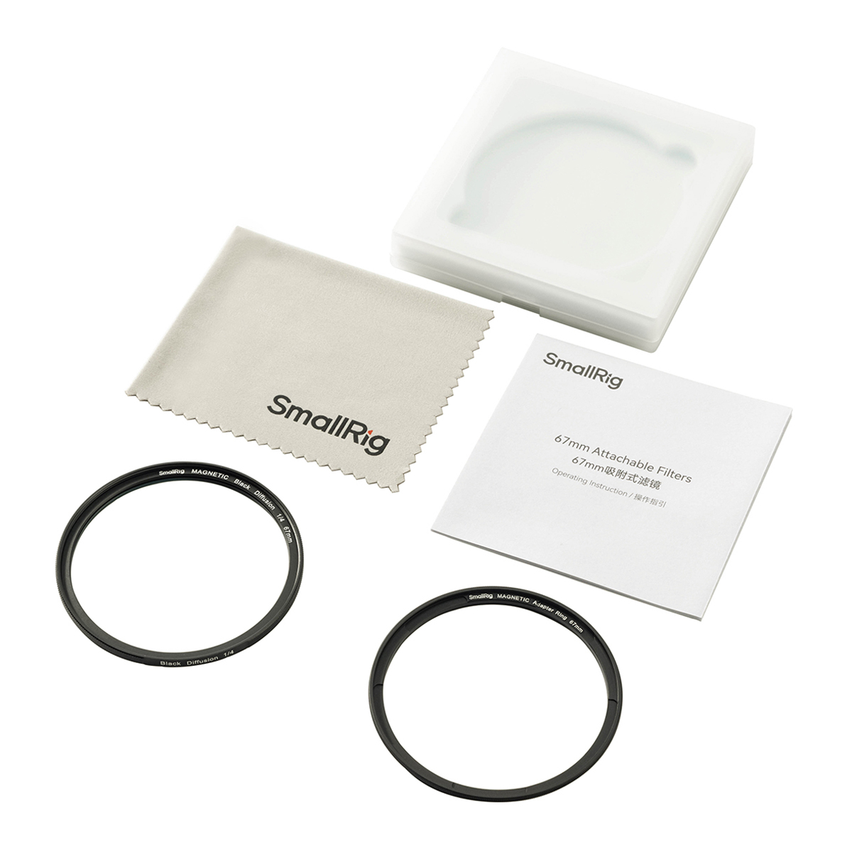 SmallRig 4583 Attachable 1/4 Effect Black Mist Filter 67 mm