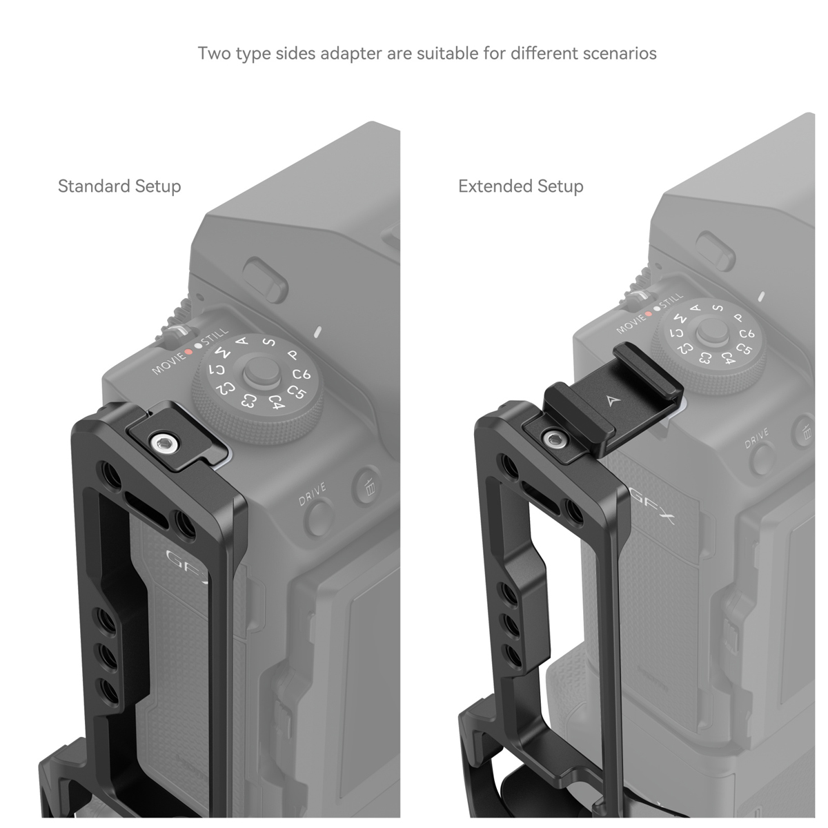 SmallRig 4203 Dezid.L-Bracket Fujifilm GFX100 II mit VG-GFX100 II Batteriegriff
