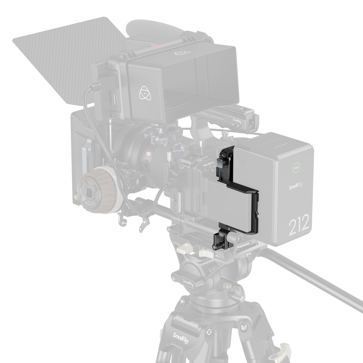 SmallRig 5226 V-Mount Akku Montageplatte Kit für 15 mm LWS Ruten