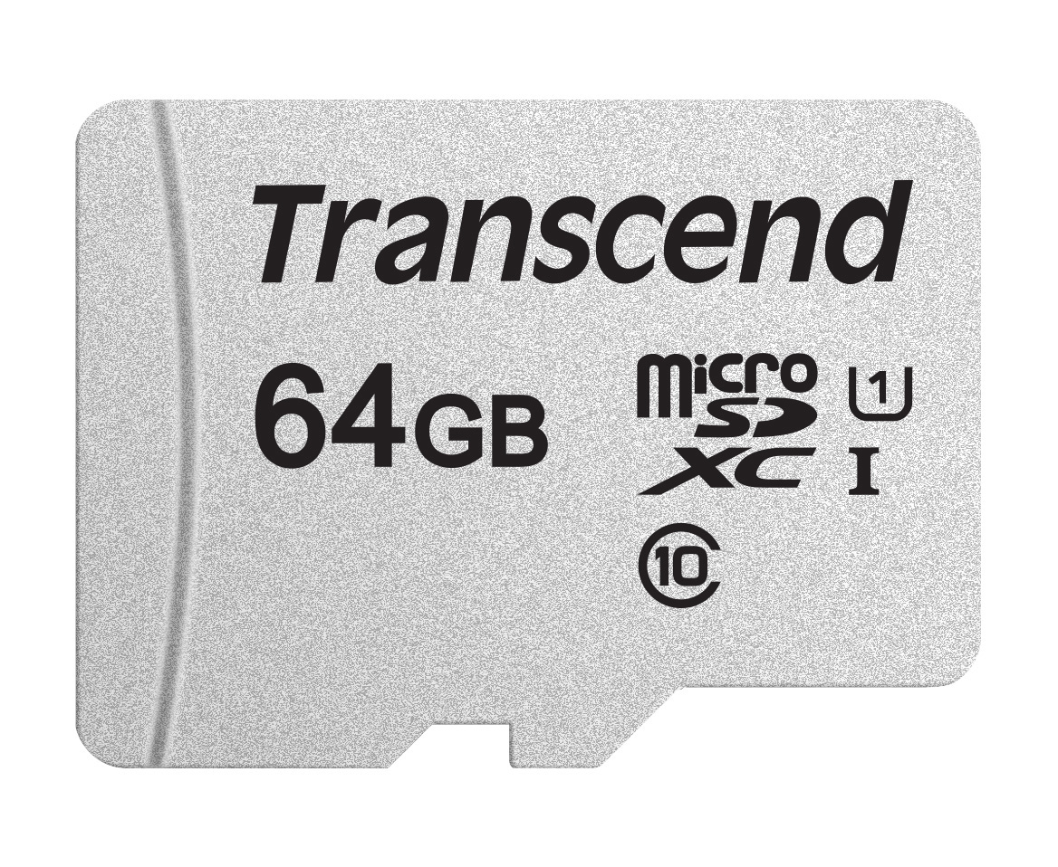 Transcend 64 GB microSDXC-Karte 300S UHS-I U1 V10 95/45MB/s