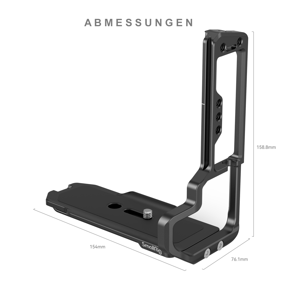 SmallRig 4203 Dezid.L-Bracket Fujifilm GFX100 II mit VG-GFX100 II Batteriegriff