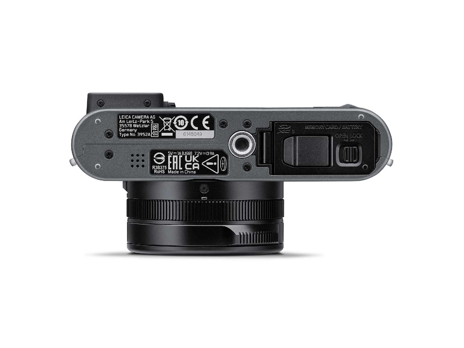 Leica D-Lux 8 metallgrau lackiert