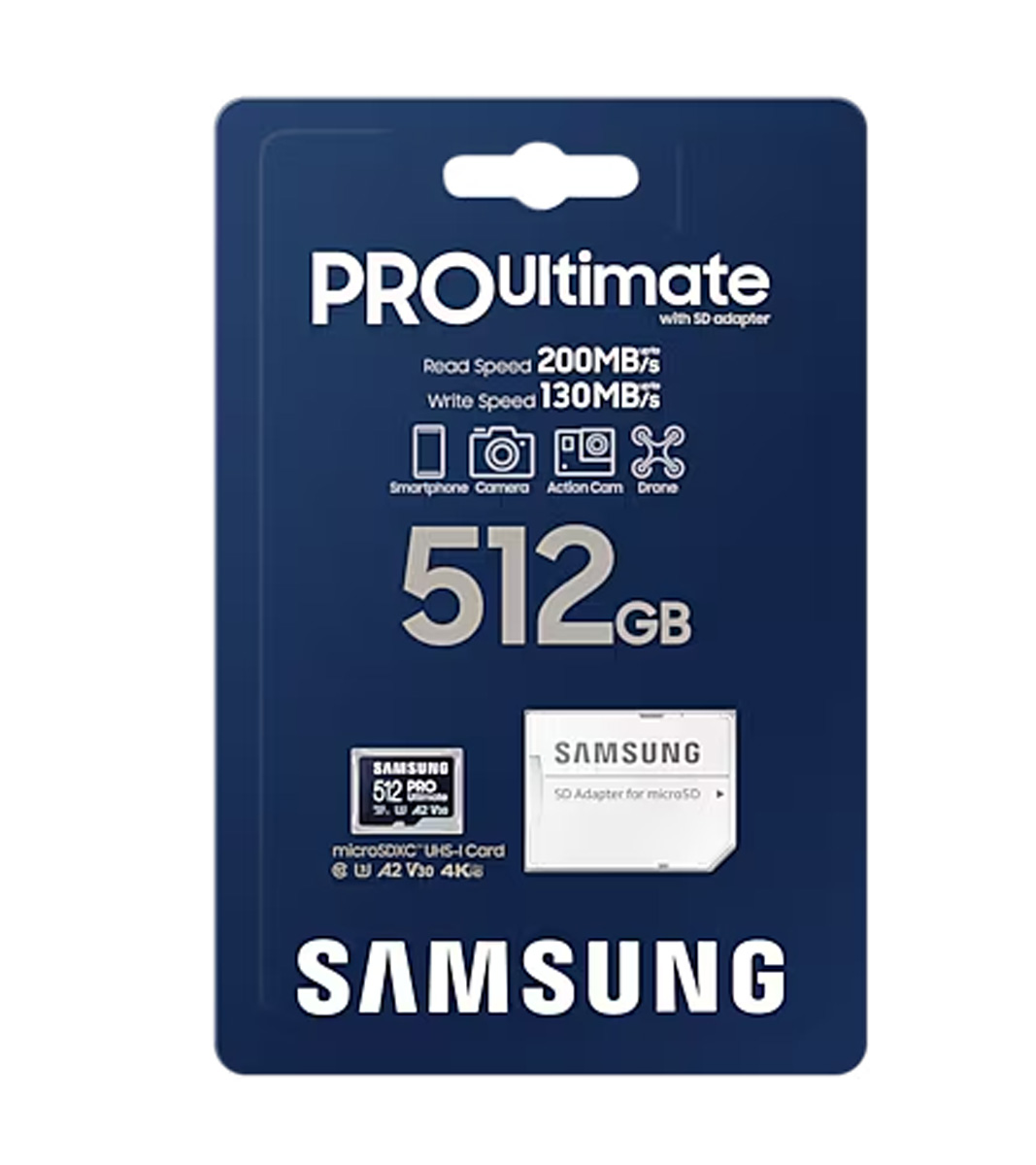 Samsung 512 GB microSD Card PRO Ultimate